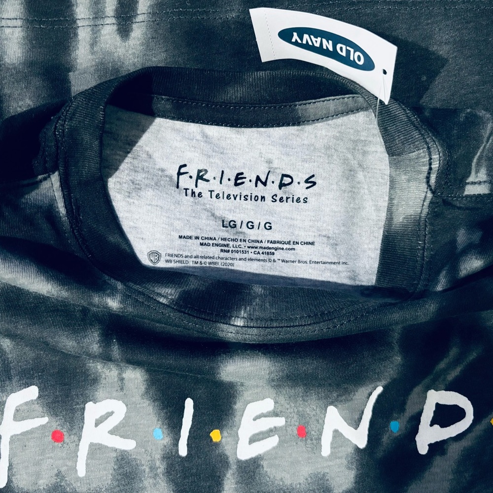 TV Show, Friends. Kids Gender Neutral Tee! LG (10/12)